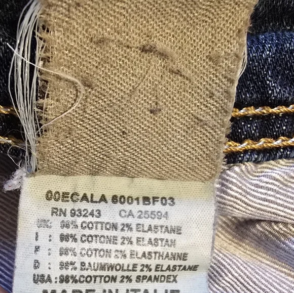 VERSACE COUTURE VINTAGE WOMANS JEANS - Picture 10 of 15